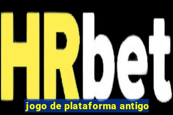 jogo de plataforma antigo